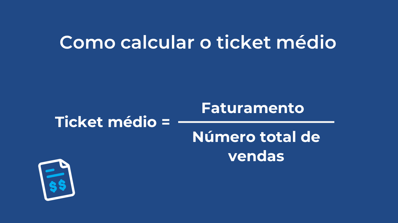 Como calcular o ticket médio