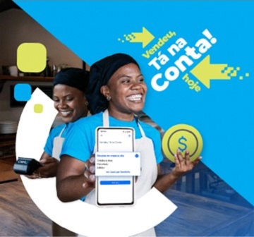 Receba o dinheiro das suas vendas feitas no débito e no crédito no mesmo dia com o 